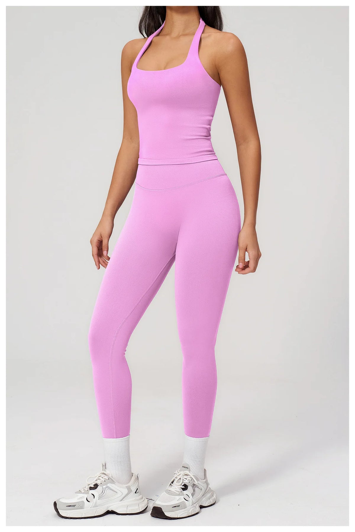 Women's Clothing 2026 Trend Elegant Sets Of 2-piece Lady Summer Outfit Woman Slim Fit Solid Color Spring Fitness Wear Women