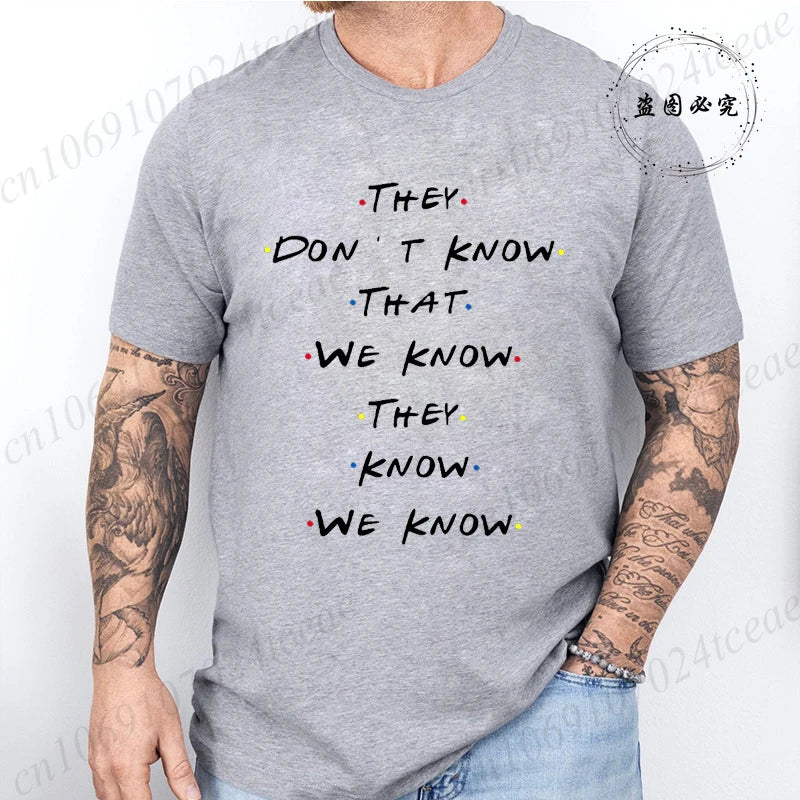 Friends Tv Show Tshirt for Men Women Clothing Harajuku Tee Female Streetwear 2000s Harajuku Clothes Women Clothing Y2k Tee Tops