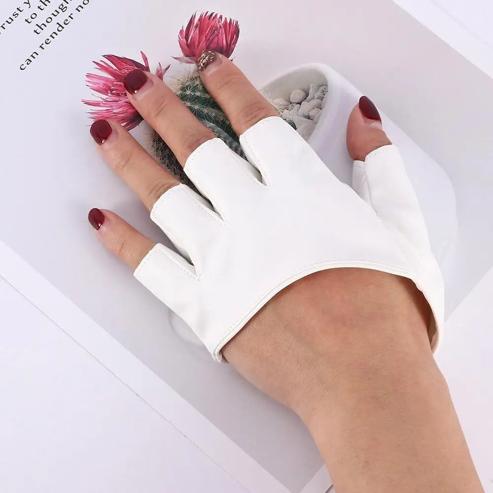 Women Clothing Accessories Fashion Fingerless Gloves Half Palm Pole Dance Half Finger