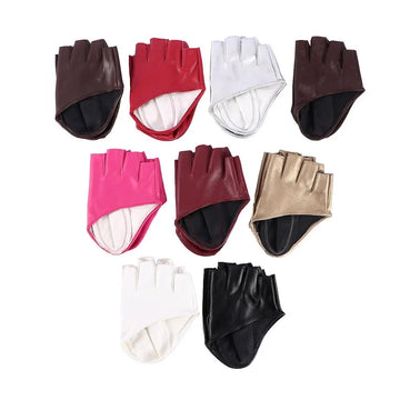 Women Clothing Accessories Fashion Fingerless Gloves Half Palm Pole Dance Half Finger