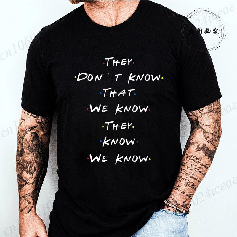 Friends Tv Show Tshirt for Men Women Clothing Harajuku Tee Female Streetwear 2000s Harajuku Clothes Women Clothing Y2k Tee Tops