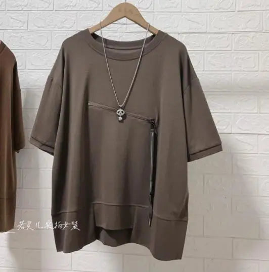 Zipper Sweatshirts Women Fashion White Pullovers  Women Clothing  Autumn Clothes Women