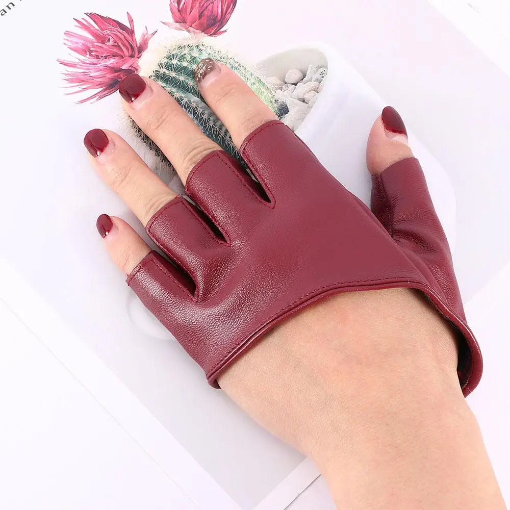 Women Clothing Accessories Fashion Fingerless Gloves Half Palm Pole Dance Half Finger