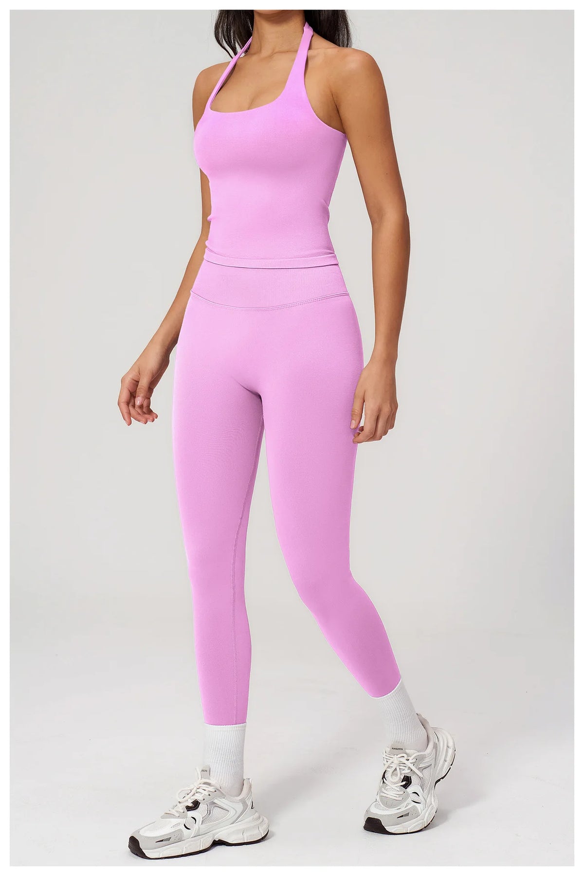 Women's Clothing 2026 Trend Elegant Sets Of 2-piece Lady Summer Outfit Woman Slim Fit Solid Color Spring Fitness Wear Women