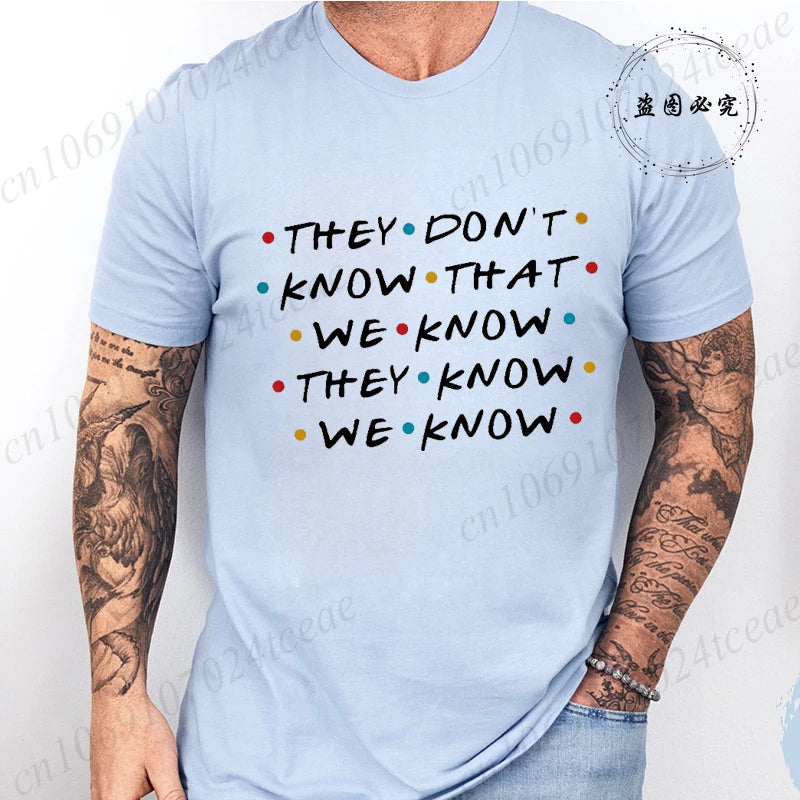 Friends Tv Show Tshirt for Men Women Clothing Harajuku Tee Female Streetwear 2000s Harajuku Clothes Women Clothing Y2k Tee Tops