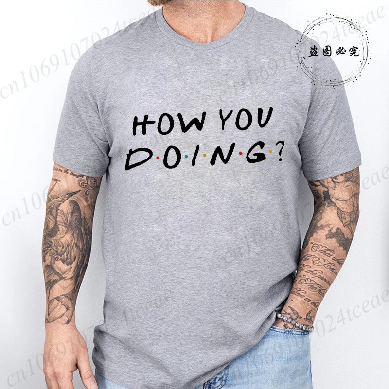 Friends Tv Show Tshirt for Men Women Clothing Harajuku Tee Female Streetwear 2000s Harajuku Clothes Women Clothing Y2k Tee Tops