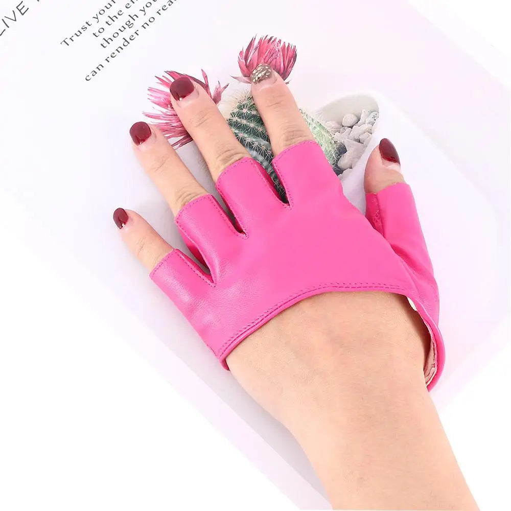 Women Clothing Accessories Fashion Fingerless Gloves Half Palm Pole Dance Half Finger
