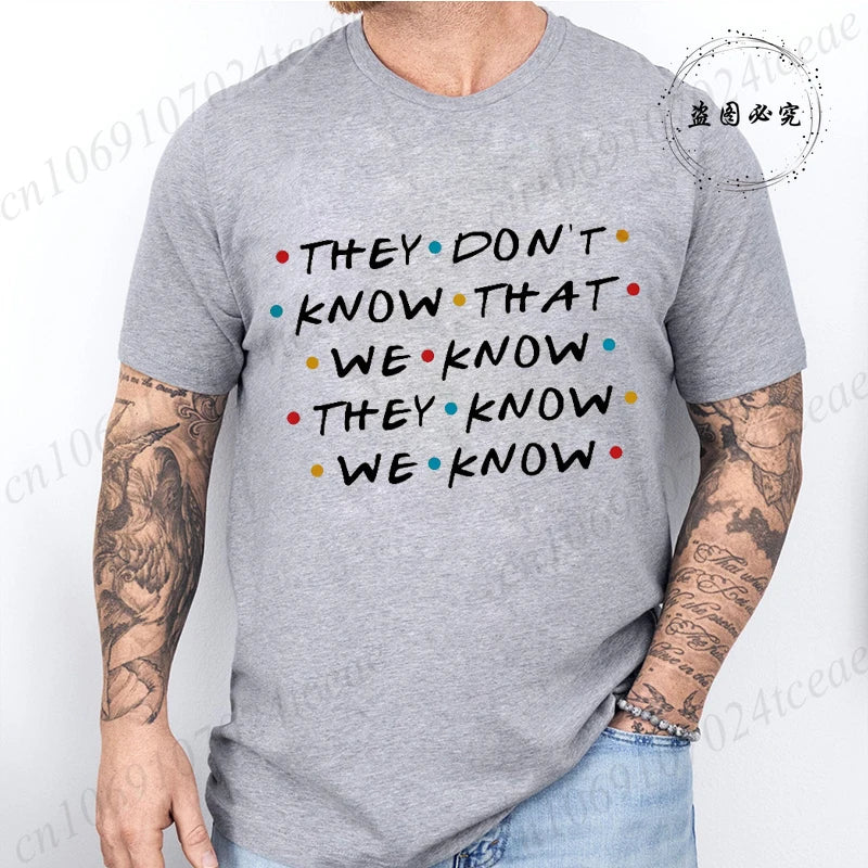 Friends Tv Show Tshirt for Men Women Clothing Harajuku Tee Female Streetwear 2000s Harajuku Clothes Women Clothing Y2k Tee Tops