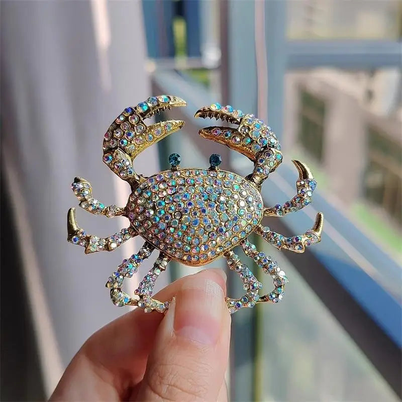 Exquisite Shiny Rhinestone Hummingbird Brooches For Women Clothing Coat Jewelry Accessries Gift