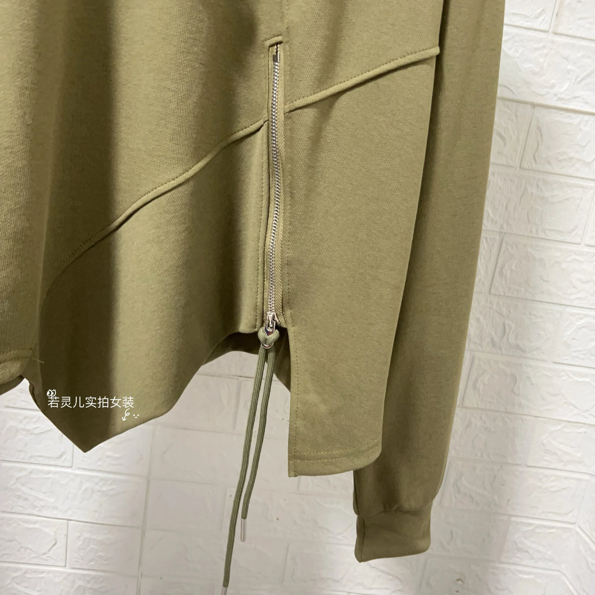 Zipper Sweatshirts Women Fashion White Pullovers  Women Clothing  Autumn Clothes Women