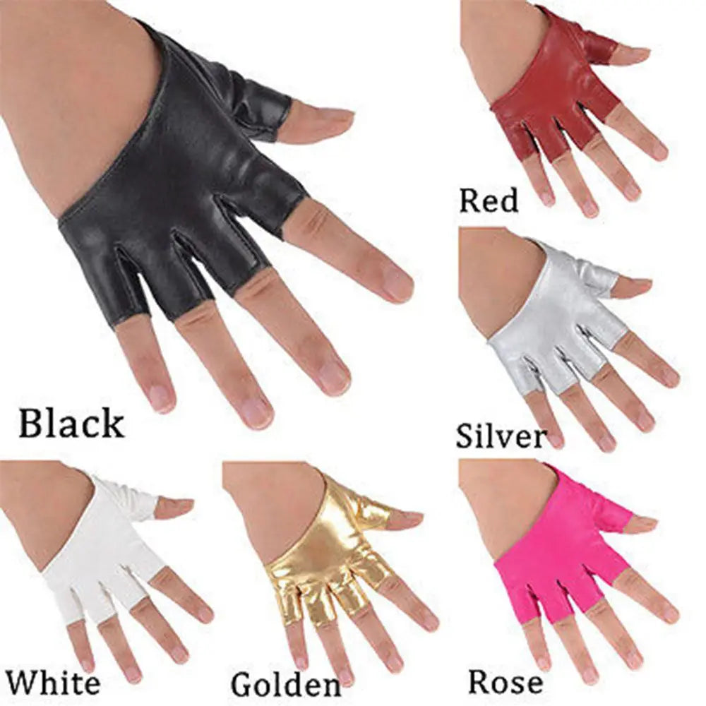Women Clothing Accessories Fashion Fingerless Gloves Half Palm Pole Dance Half Finger