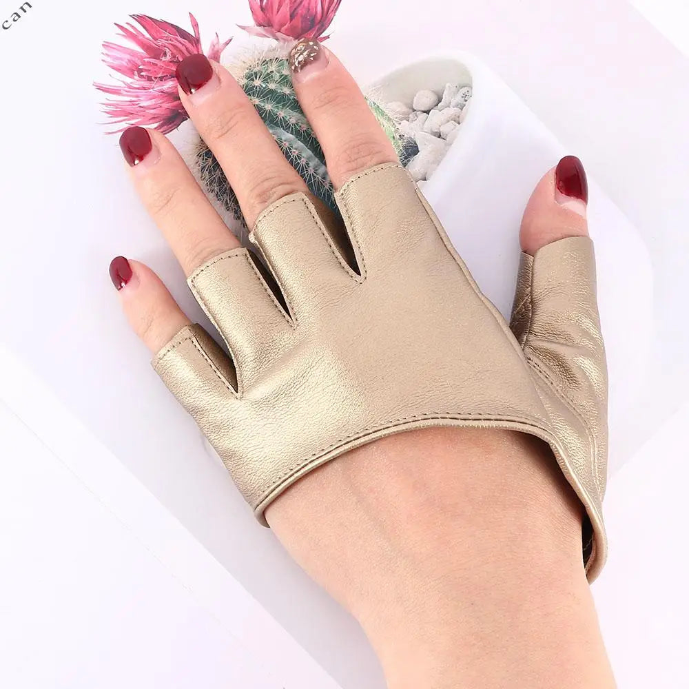 Women Clothing Accessories Fashion Fingerless Gloves Half Palm Pole Dance Half Finger