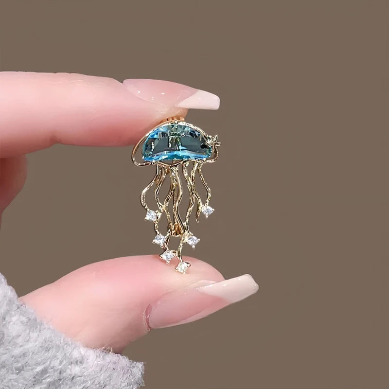 Exquisite Shiny Rhinestone Hummingbird Brooches For Women Clothing Coat Jewelry Accessries Gift