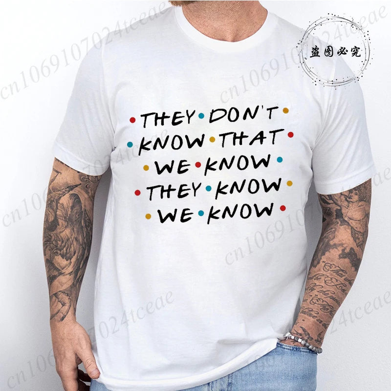 Friends Tv Show Tshirt for Men Women Clothing Harajuku Tee Female Streetwear 2000s Harajuku Clothes Women Clothing Y2k Tee Tops