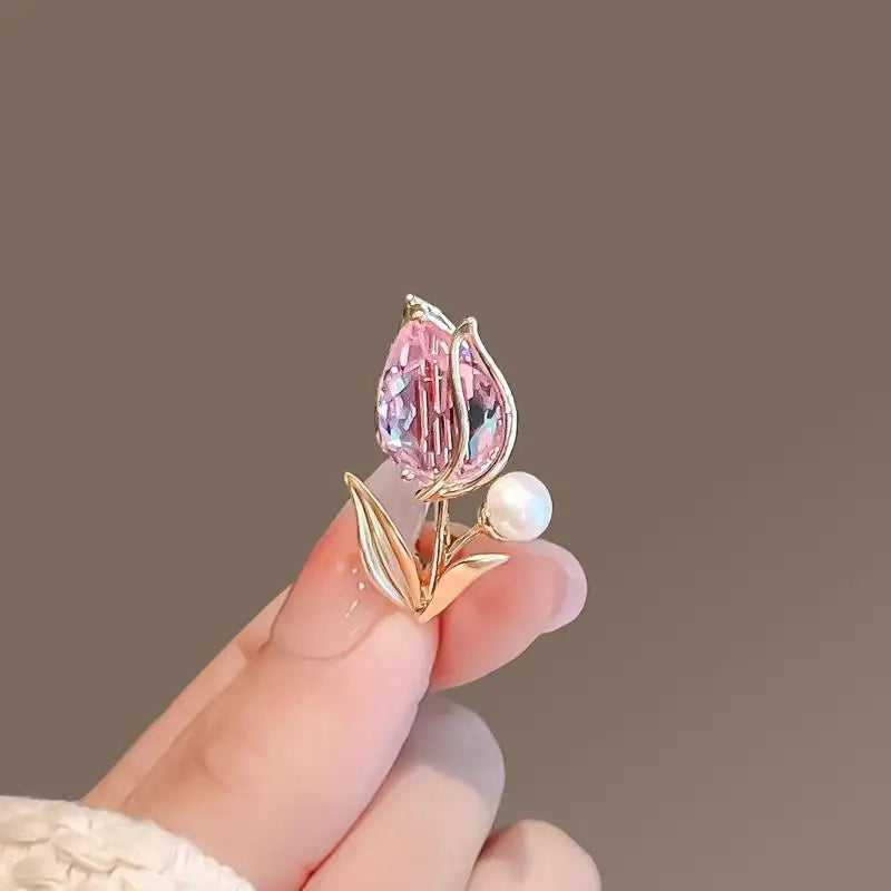 Exquisite Shiny Rhinestone Hummingbird Brooches For Women Clothing Coat Jewelry Accessries Gift