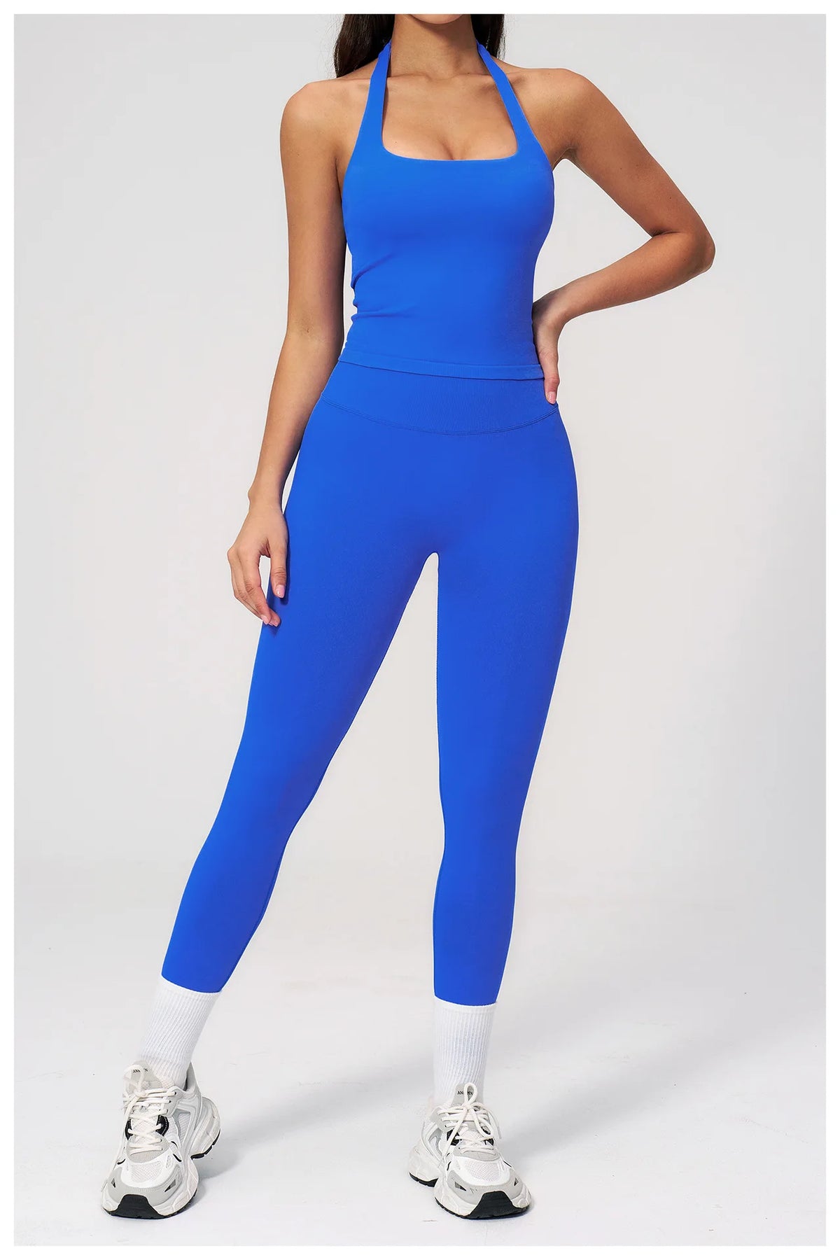 Women's Clothing 2026 Trend Elegant Sets Of 2-piece Lady Summer Outfit Woman Slim Fit Solid Color Spring Fitness Wear Women