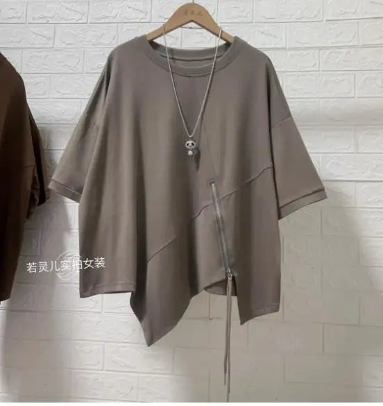 Zipper Sweatshirts Women Fashion White Pullovers  Women Clothing  Autumn Clothes Women