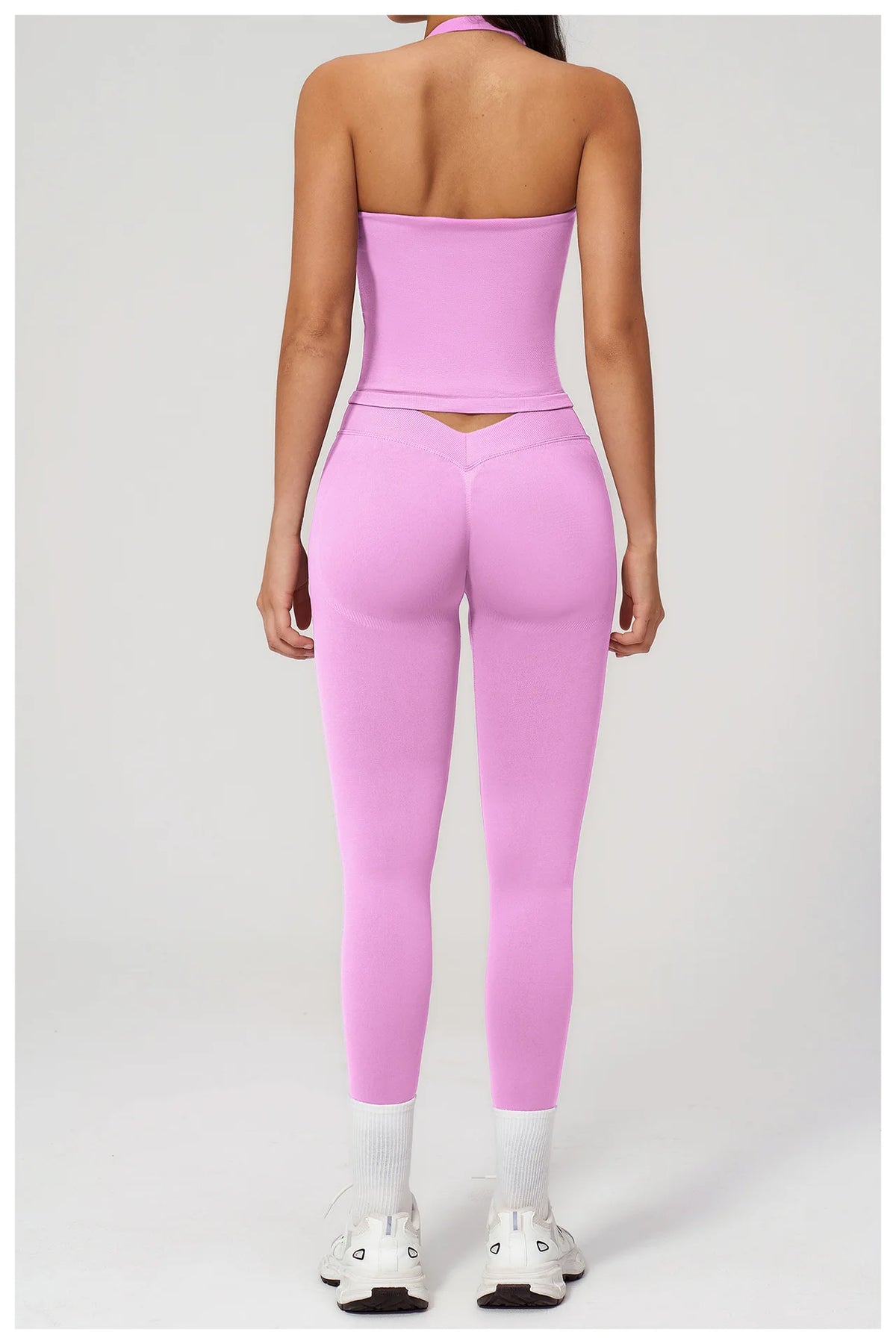 Women's Clothing 2026 Trend Elegant Sets Of 2-piece Lady Summer Outfit Woman Slim Fit Solid Color Spring Fitness Wear Women