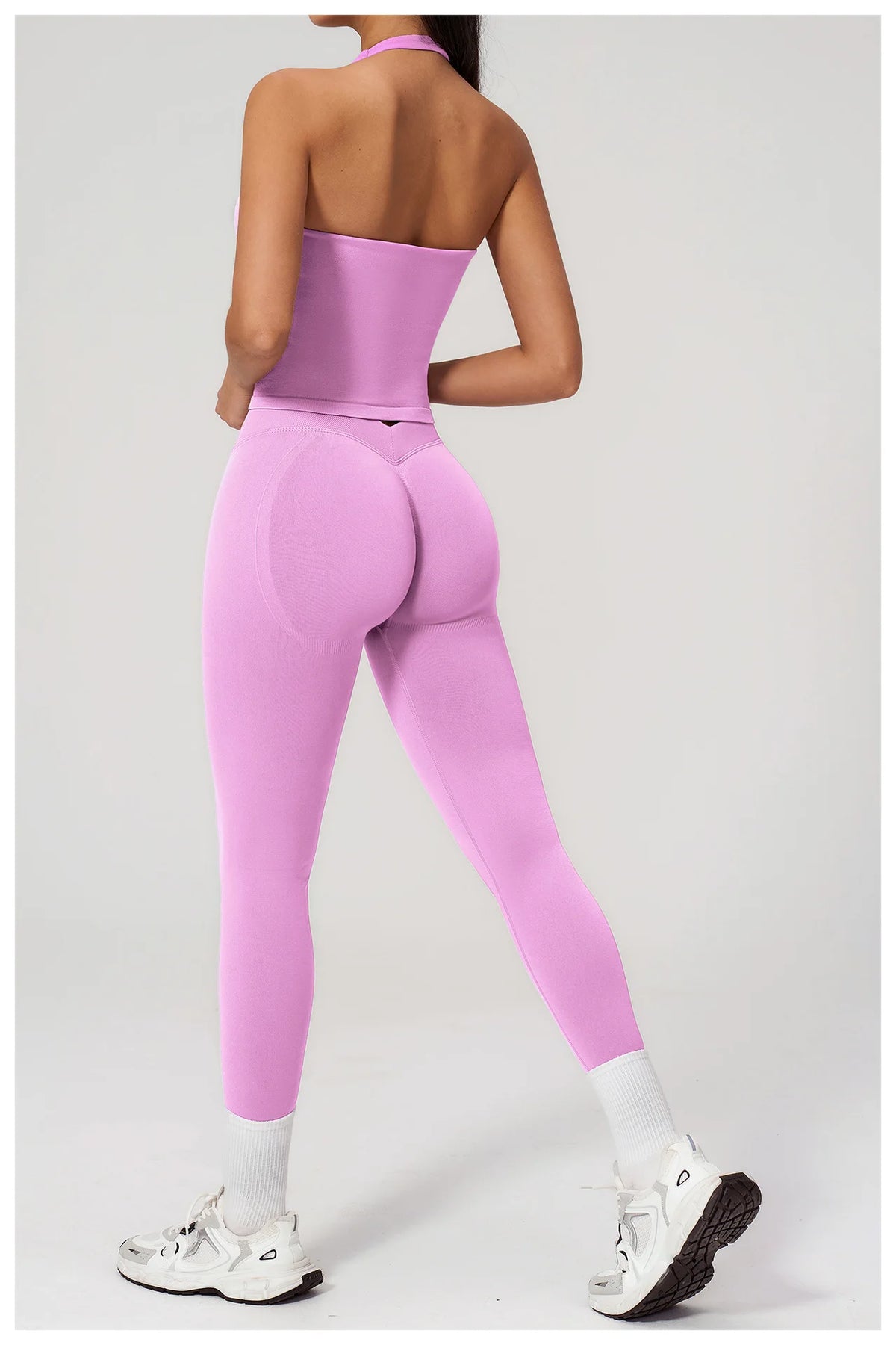Women's Clothing 2026 Trend Elegant Sets Of 2-piece Lady Summer Outfit Woman Slim Fit Solid Color Spring Fitness Wear Women