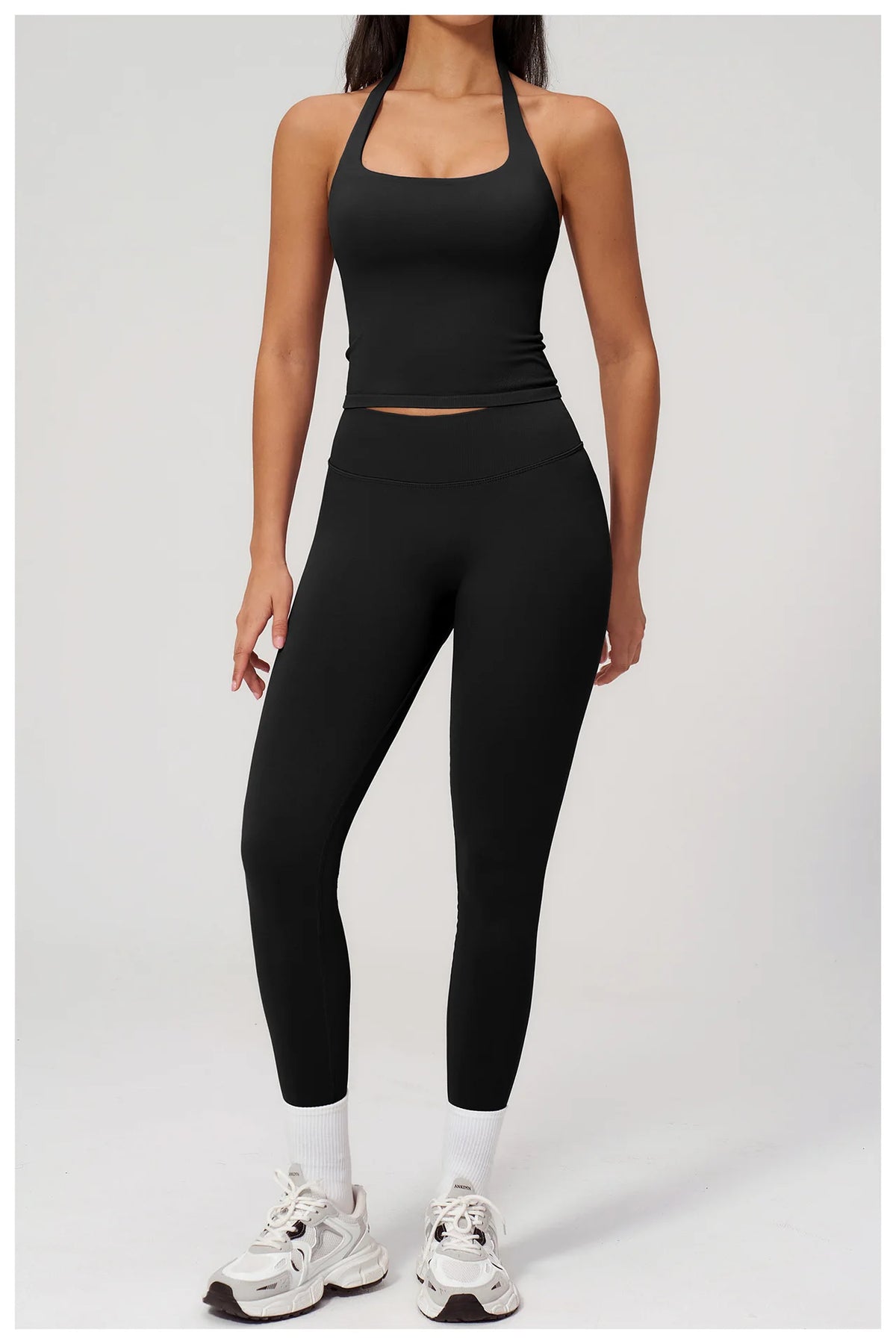 Women's Clothing 2026 Trend Elegant Sets Of 2-piece Lady Summer Outfit Woman Slim Fit Solid Color Spring Fitness Wear Women